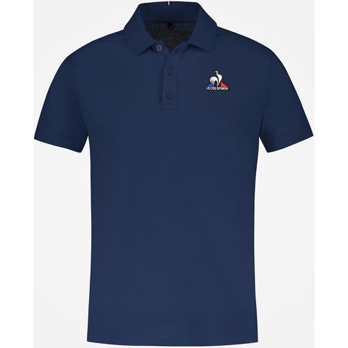 Essential Cotton Polo Shirt with Short Sleeves - Le Coq Sportif - Modalova