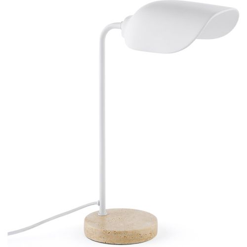 Perlata Ceramic and Travertine Table Lamp - LA REDOUTE INTERIEURS - Modalova