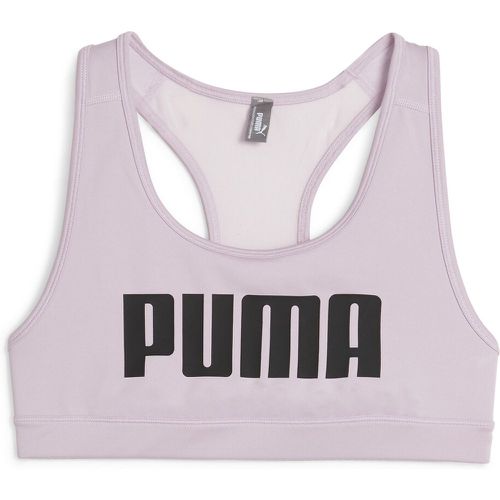 Medium Support Sports Bra with Logo Print - Puma - Modalova