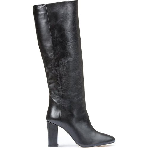 Leather Knee-High Boots with Heel - JONAK - Modalova