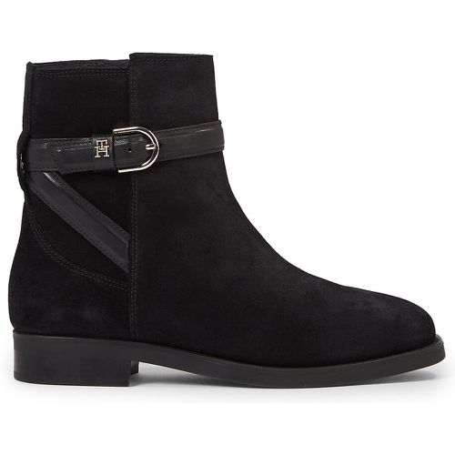 Elevated Suede Ankle Boots - Tommy Hilfiger - Modalova