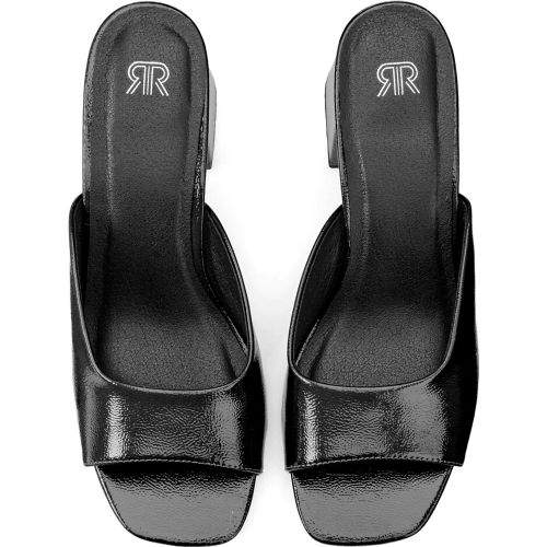 Wide Fit Mules with Block Heel - LA REDOUTE COLLECTIONS PLUS - Modalova