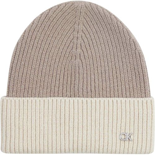 Unisex Cuffed Beanie in Wool/Cashmere - Calvin Klein - Modalova