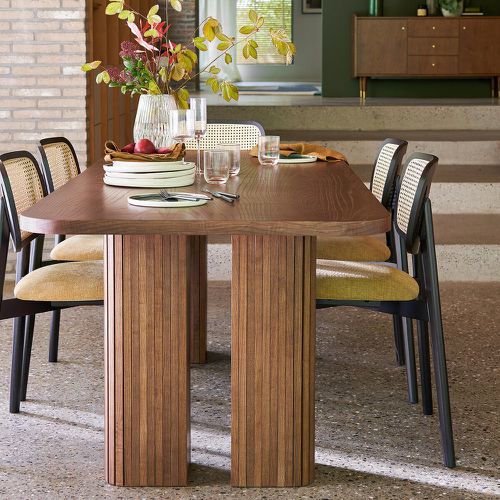 Latti Oak Veneer Rectangular Dining Table (Seats 6-8) - LA REDOUTE INTERIEURS - Modalova