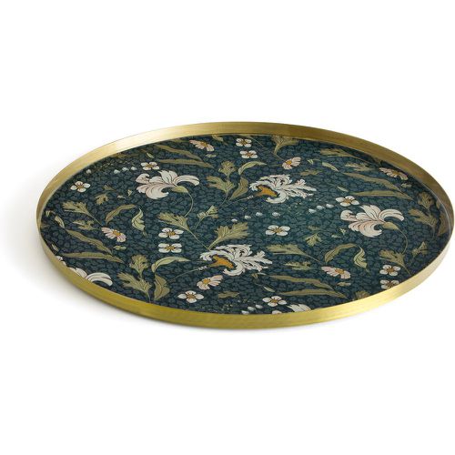 Watson Floral Gold Metal Round Tray - LA REDOUTE INTERIEURS - Modalova