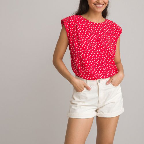 Floral Sleeveless Top with Shoulder Pads - LA REDOUTE COLLECTIONS - Modalova