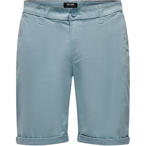 Cotton Chino Shorts - Only & Sons - Modalova