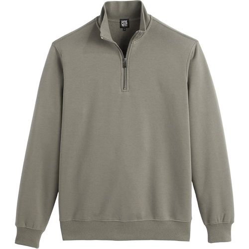 Cotton Mix Sweatshirt with Half Zip - LA REDOUTE COLLECTIONS - Modalova