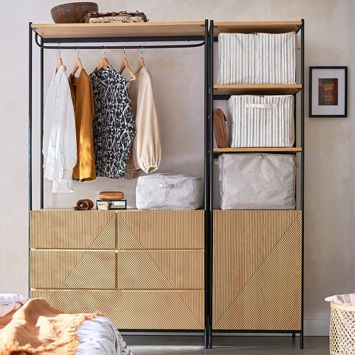 Les Signatures - Lodge Wardrobe Module with Hanging Rail and 5 Drawers - LA REDOUTE INTERIEURS - Modalova