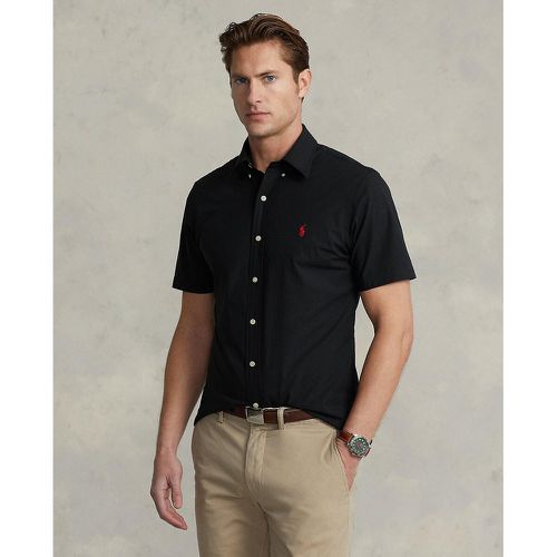 Stretch Cotton Poplin Shirt in Slim Fit with Short Sleeves - Polo Ralph Lauren - Modalova