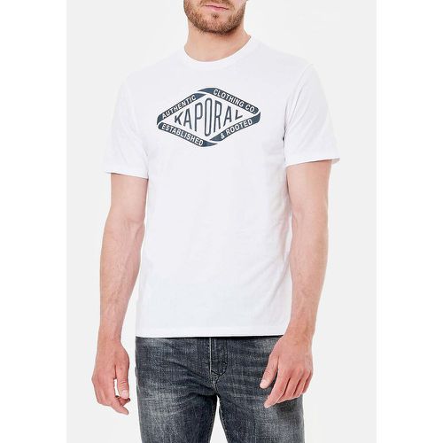 Logo Print Cotton T-Shirt in Regular Fit with Crew Neck - KAPORAL - Modalova