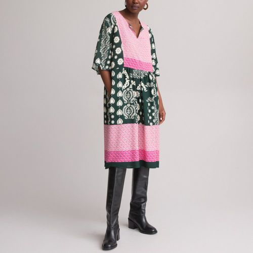 Full Mid-Length Dress in Tribal Print - Anne weyburn - Modalova