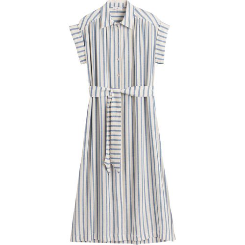 Striped Midaxi Shirt Dress with Tie-Waist - LA REDOUTE COLLECTIONS - Modalova