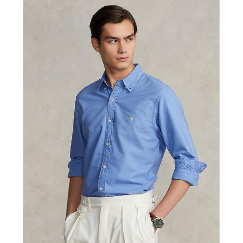 Slim Fit Shirt in Garment Dyed Oxford Cotton - Polo Ralph Lauren - Modalova