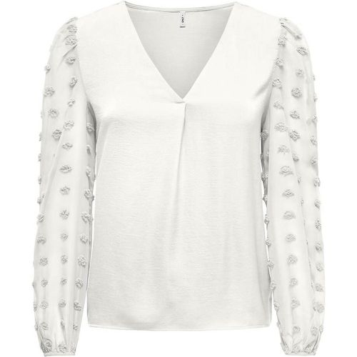 V-Neck Long Sleeve Blouse - Only - Modalova