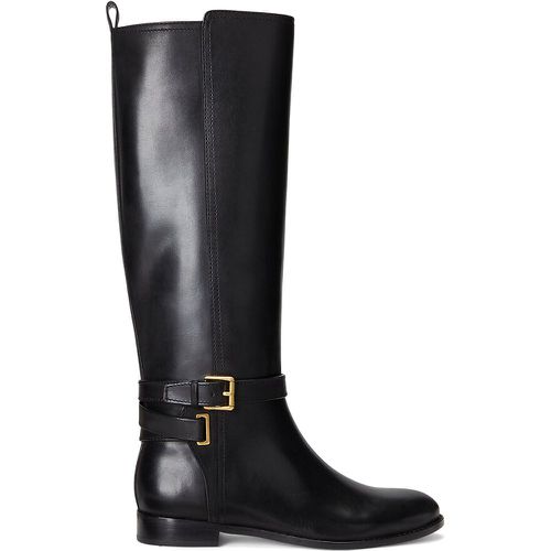 Leather Knee-High Riding Boots - Lauren Ralph Lauren - Modalova