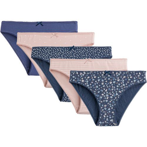 Pack of 5 Knickers in Cotton - LA REDOUTE COLLECTIONS - Modalova