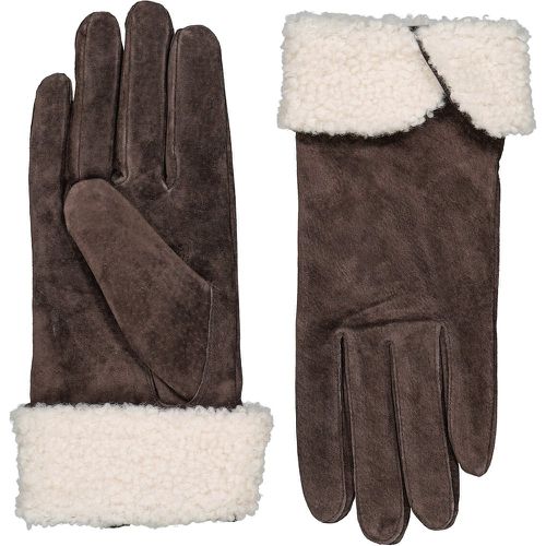Leather Faux Fur Lined Gloves - LA REDOUTE COLLECTIONS - Modalova