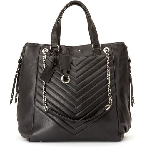 Tote Bag in Chevron Quilted Leather - IKKS - Modalova