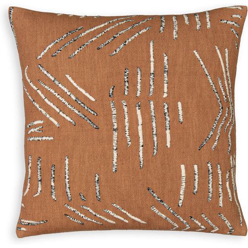Denisa Embroidered Linen & Cotton Cushion Cover - AM.PM - Modalova