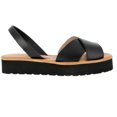 Avarca Muro Leather Sandals Flatform Heel - MINORQUINES - Modalova