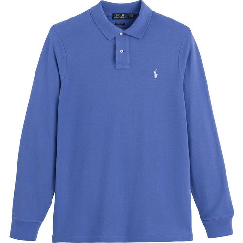 Custom Fit Polo Shirt in Cotton with Long Sleeves - Polo Ralph Lauren - Modalova