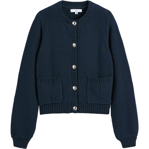 Cotton Knit Buttoned Cardigan - LA REDOUTE COLLECTIONS - Modalova