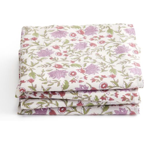 Set of 4 Elsie Floral 100% Washed Cotton Napkins - LA REDOUTE INTERIEURS - Modalova