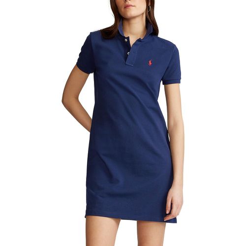 Cotton Mini Polo Dress with Short Sleeves - Polo Ralph Lauren - Modalova