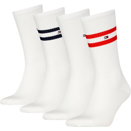 Gift Set of 4 Pairs of Sports Socks in Cotton Mix - Tommy Hilfiger - Modalova