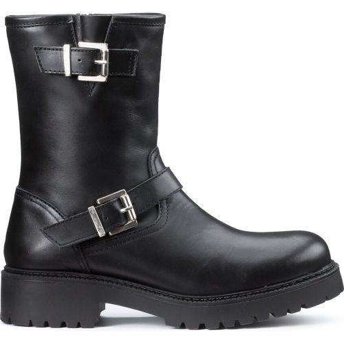 Leather Ankle Boots with Flat Heel - LA REDOUTE COLLECTIONS - Modalova