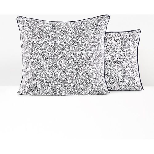 Leafbird Floral 100% Washed Cotton Pillowcase - LA REDOUTE INTERIEURS - Modalova