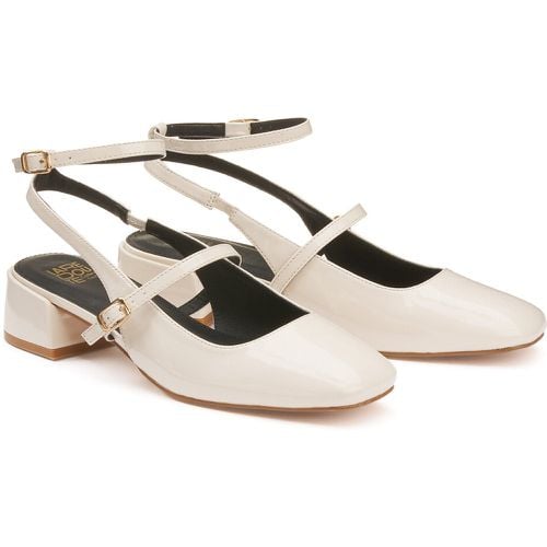 Patent Sling Back Ballet Pumps with Low Heel - LA REDOUTE COLLECTIONS - Modalova