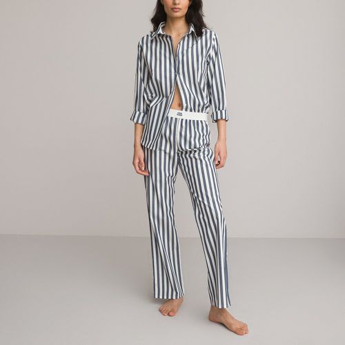 Les Signatures - Striped Cotton Oversize Pyjamas - LA REDOUTE COLLECTIONS - Modalova