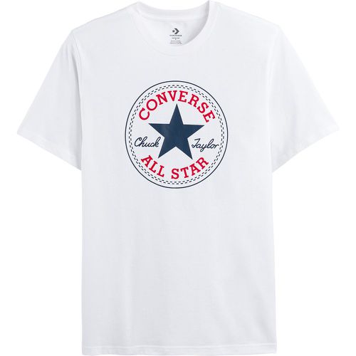 Chuck Patch Cotton T-Shirt with Logo Print and Short Sleeves - Converse - Modalova
