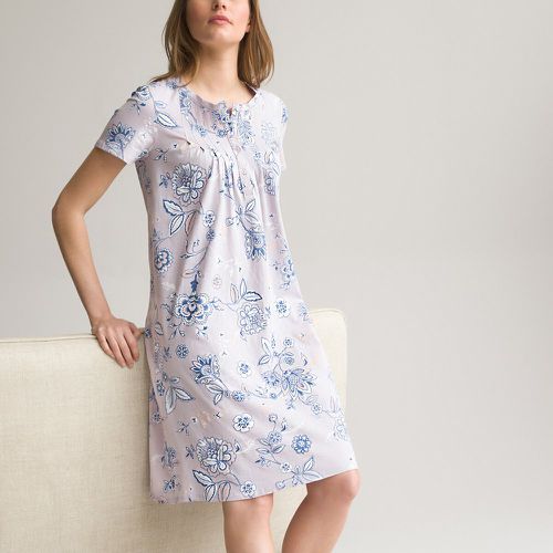 Floral Cotton Jersey Nightdress - Anne weyburn - Modalova