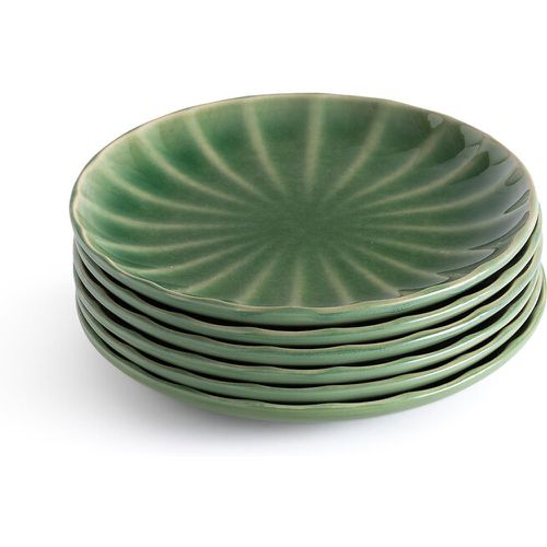 Set of 6 Yona Reactive Stoneware Dessert Plates - LA REDOUTE INTERIEURS - Modalova