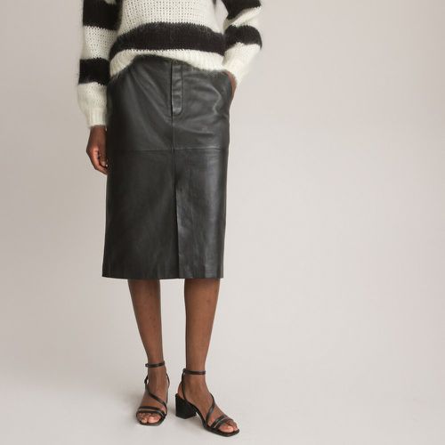 Leather Midi Pencil Skirt - LA REDOUTE COLLECTIONS - Modalova