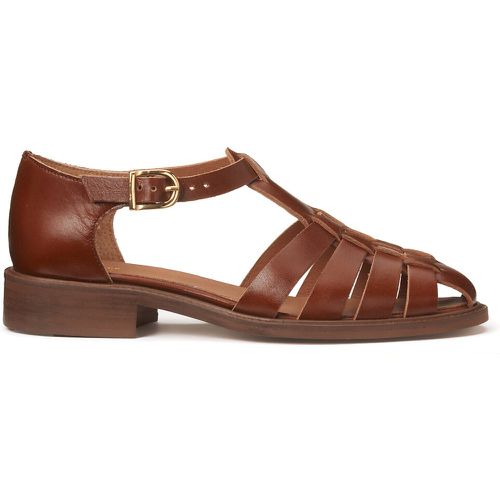 Leather Medusa Style Sandals with Flat Heel - LA REDOUTE COLLECTIONS - Modalova