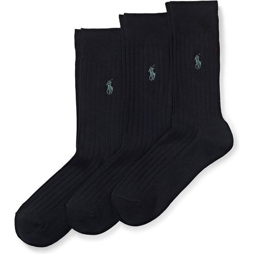 Pack of 3 Pairs of Crew Socks in Cotton Mix - Polo Ralph Lauren - Modalova