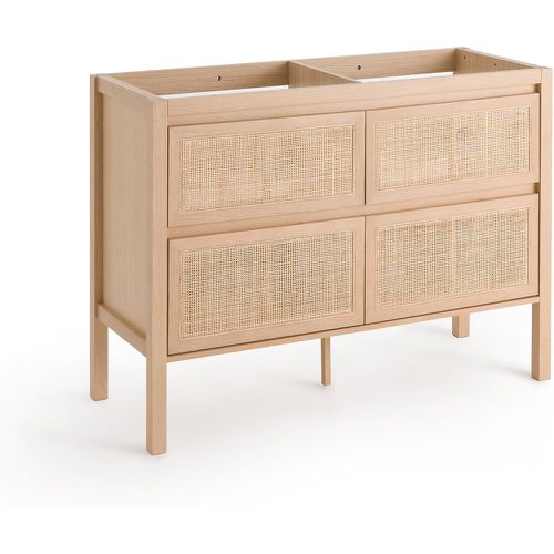 Lumpa L120cm Oak & Cane 4-Drawer Vanity Unit - LA REDOUTE INTERIEURS - Modalova