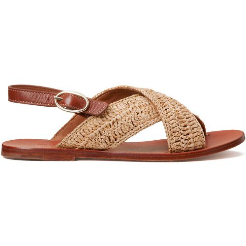 Raffia Flat Sandals - VANESSA BRUNO - Modalova