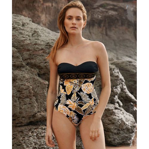 Recycled Printed Bustier Swimsuit - Anne weyburn - Modalova