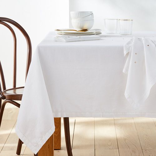 Doris Embroidered Cotton/Linen Tablecloth - LA REDOUTE INTERIEURS - Modalova
