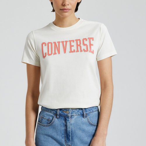 Logo Print Regular T-Shirt in Cotton with Short Sleeves - Converse - Modalova