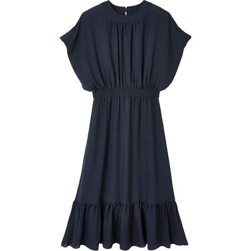 Recycled Ruffle Midi Dress with Short Sleeves - LA REDOUTE COLLECTIONS - Modalova