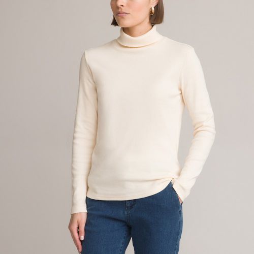 Cotton Turtleneck T-Shirt with Long Sleeves - Anne weyburn - Modalova