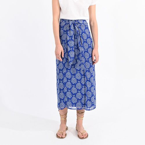 Printed Midi Skirt with Bow Detail - MOLLY BRACKEN - Modalova