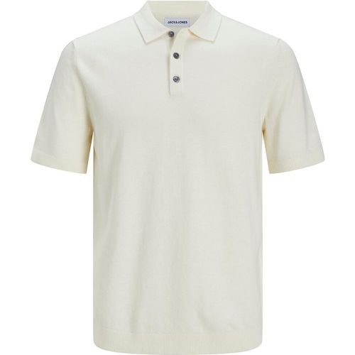 Cotton Mix Polo Shirt with Short Sleeves - jack & jones - Modalova