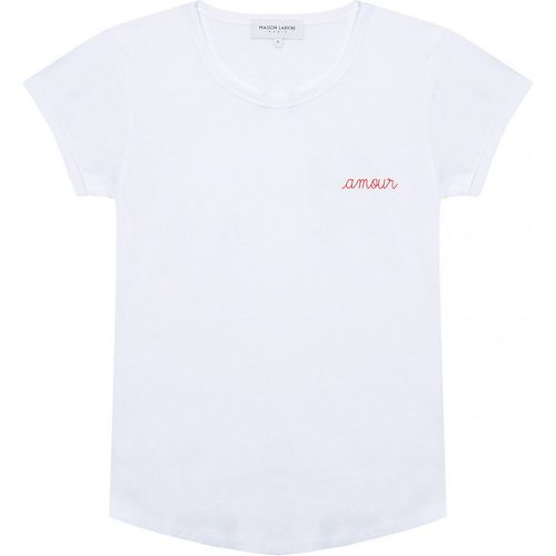 Organic Cotton Amour T-Shirt with Short Sleeves - MAISON LABICHE - Modalova